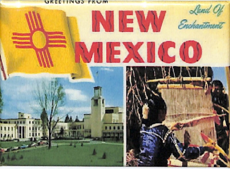 Greetings from New Mexico New Mexico Fridge Magnet - Land of Enchantment