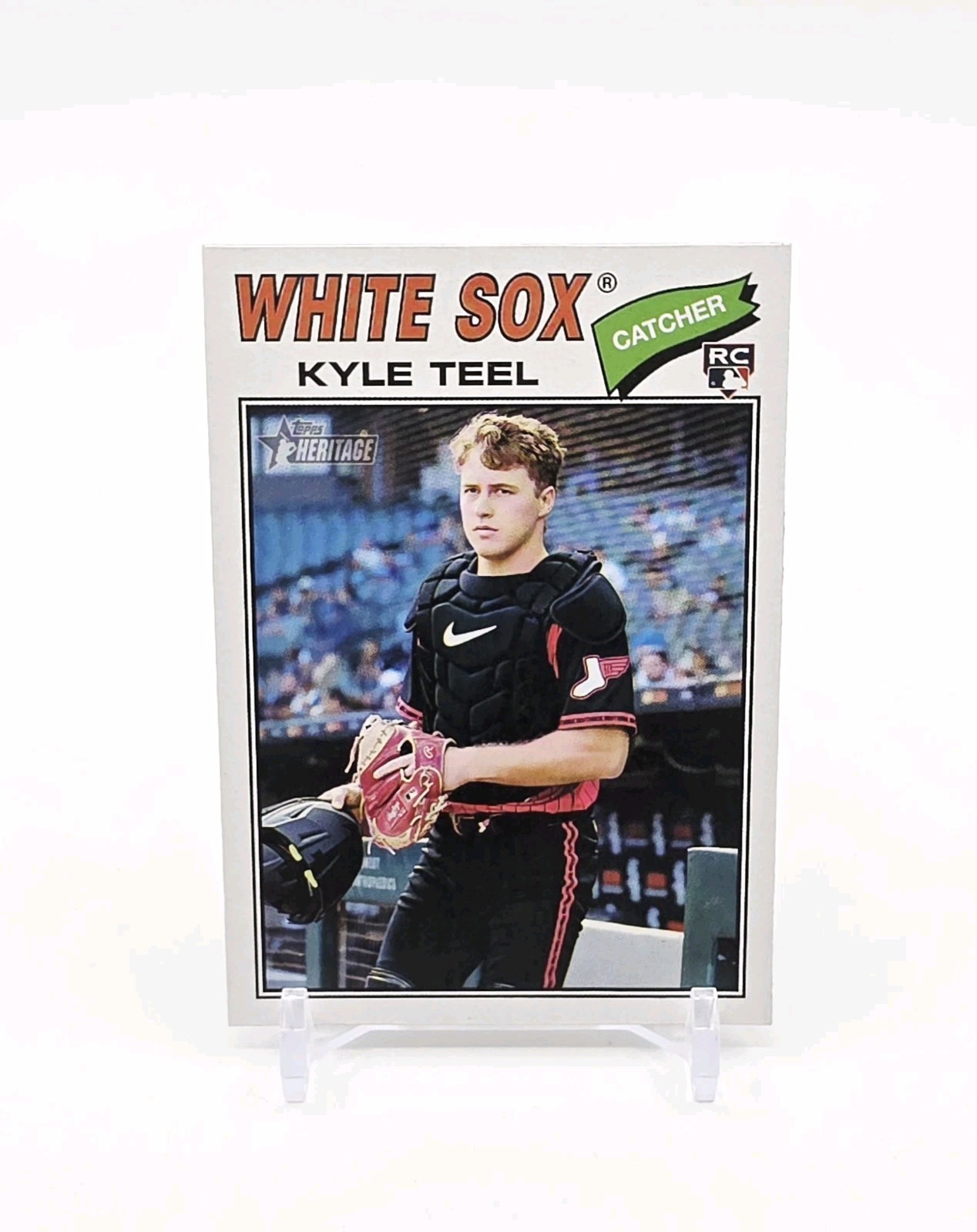 2026 Topps Heritage Kyle Teel Rookie No. 182