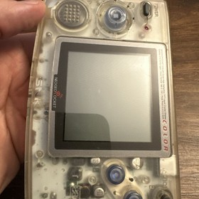 Neo Geo Pocket Color Console - Crystal Clear - Tested - Authentic