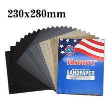 230x280mm A4 Sandpaper Sanding Sheets Wet & Dry Polishing Abrasive 60-10000 Grit