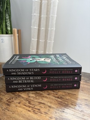 Holly Renee Stars and Shadows Series #1-3 TPB Sprayed Edges Fantasy Romance
