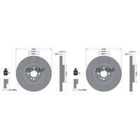 2X Textar PRO Bremsscheiben 330Mm InnenbelÜFtet Vorne Passend FüR Mini | 9227540