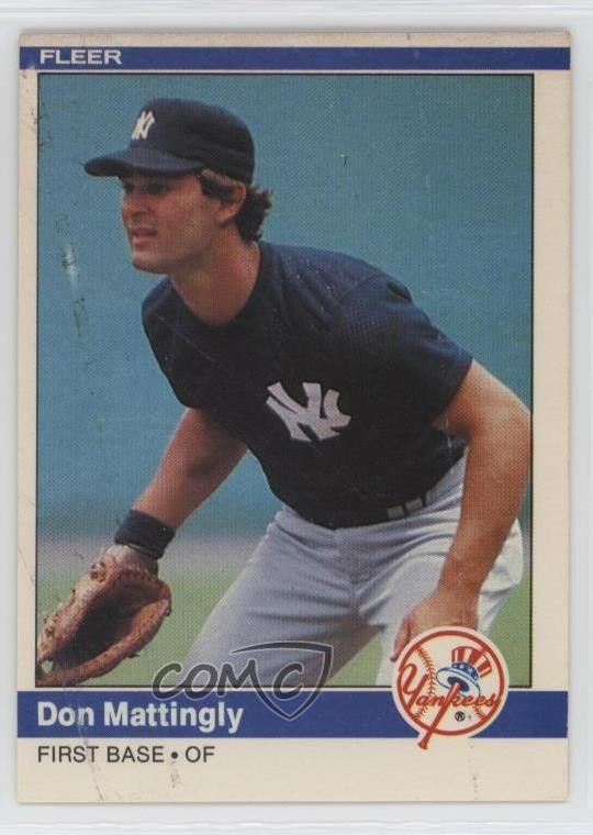 1984 Fleer Don Mattingly #131 07ke