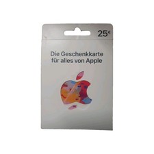 apple gift card 25,00 &euro;