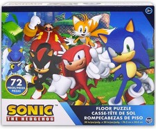 New SEGA Sonic The Hedgehog 72-Piece Floor Puzzle - NEW 