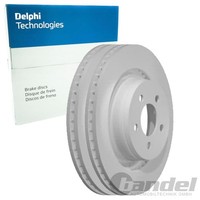 2X Delphi Bremsscheiben 332Mm BelÜFtet Vorne Passend FÜR Dodge Nitro Jeep