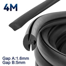 4M Rubber Strip For Glass Window Three-Port Caulking Weatherstrip Filler Strip