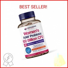 Wholesome Wellness Dr. Formulated Raw Probiotics for Women 100 Billion CFUs Caps