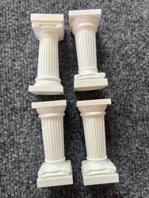 Wilton 3  inch White Grecian Pillars Cake Decorations Baker Gamer