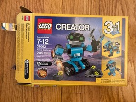 Dog Robot Manual and Box - Robo Explorer LEGO CREATOR (31062) - USED, READ DESC