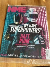DAFT PUNK Blur DAVID BOWIE Savages NME music magazine 18 May 2013 Daftpunk RARE