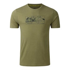 Image of Dare 2b Mens Movement III Graphic T-Shirt Nephrite Green Solid