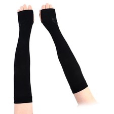 1 Pair Outdoor Riding Ice Silk Sleeve Sunscreen Cuff Arm Sleeves Uv Sun Protecti