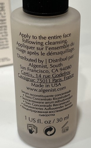 Algenist Concentrated Reconstructing Serum 1 fl oz *NEW* Anti Aging Skin Care - Picture 9 of 9