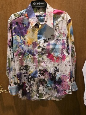 Robert Graham Mack Daddy Shirt. Some Beautiful  Embroidery. Size Medium 
