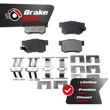 Rear Ceramic Brake Pad For 2002-2015 Honda Civic 1990-2007 Accord LX EX Si