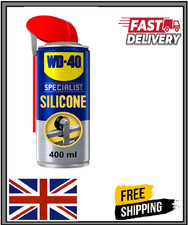 WD40 Specialist Silicone Spray Lubricant 400ml Smart Straw Rust Protection