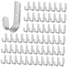 2" Cable Support J Hooks Heavy Duty Galvanized Steel Wire Management Cable 60
