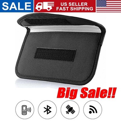 New Faraday Bag Cell Phone Wallet Blocker Radiation Signal Shielding Case