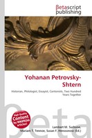 Lambert M. Surhone (U. A.) | Yohanan Petrovsky-Shtern | Taschenbuch | Englisch