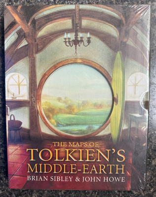 The Maps Of Tolkien's Middle-Earth by Brian Sibley Hardcover Two Book Set - 2003
