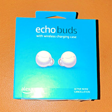 Amazon Echo Buds Bluetooth In-Ear ANC Wireless Charging Case White