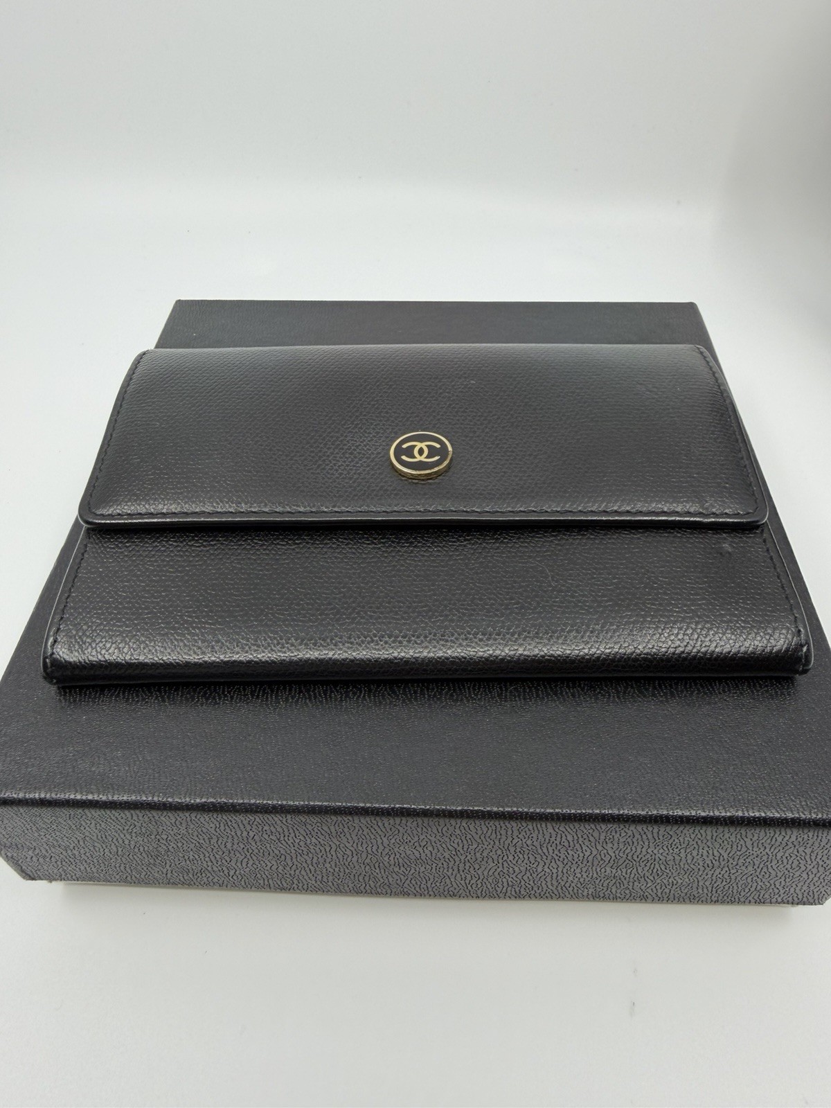 Chanel Coco Button Long Wallet - image 1