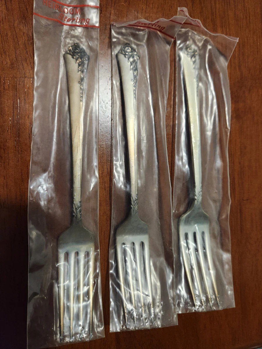 Damask Rose Fork Antique US Sterling Silver for sale | eBay