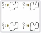 4x Carb Repair Kit for Suzuki GSXR 750 T-V SRAD L-C 1996-1997