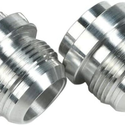 2pcs 16AN Aluminum Male Flare Weld On Fitting Bung -16 AN Weldable Adapter Conne