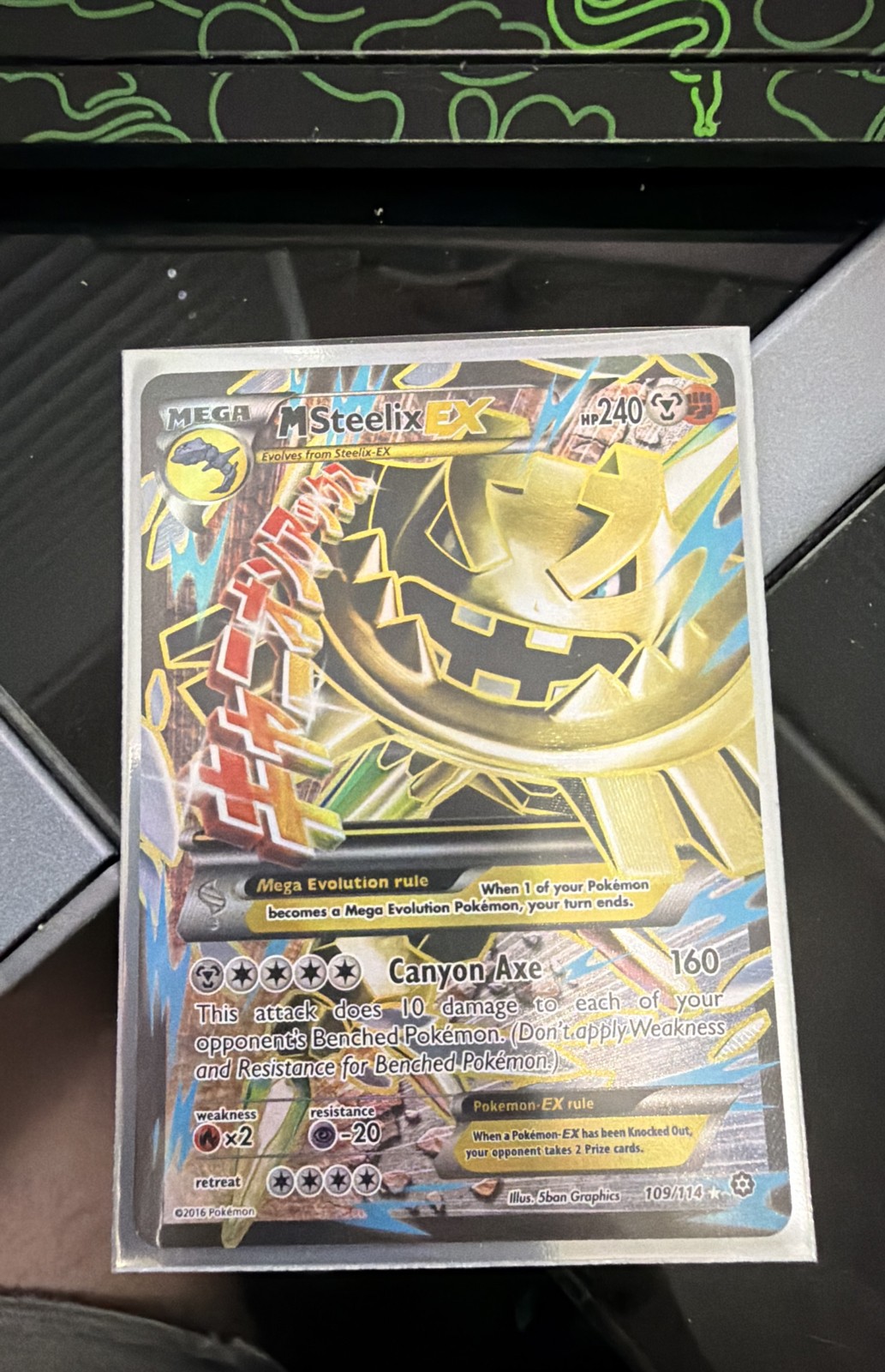 M Steelix EX (Full Art) 109/114 XY - Steam Siege Holo