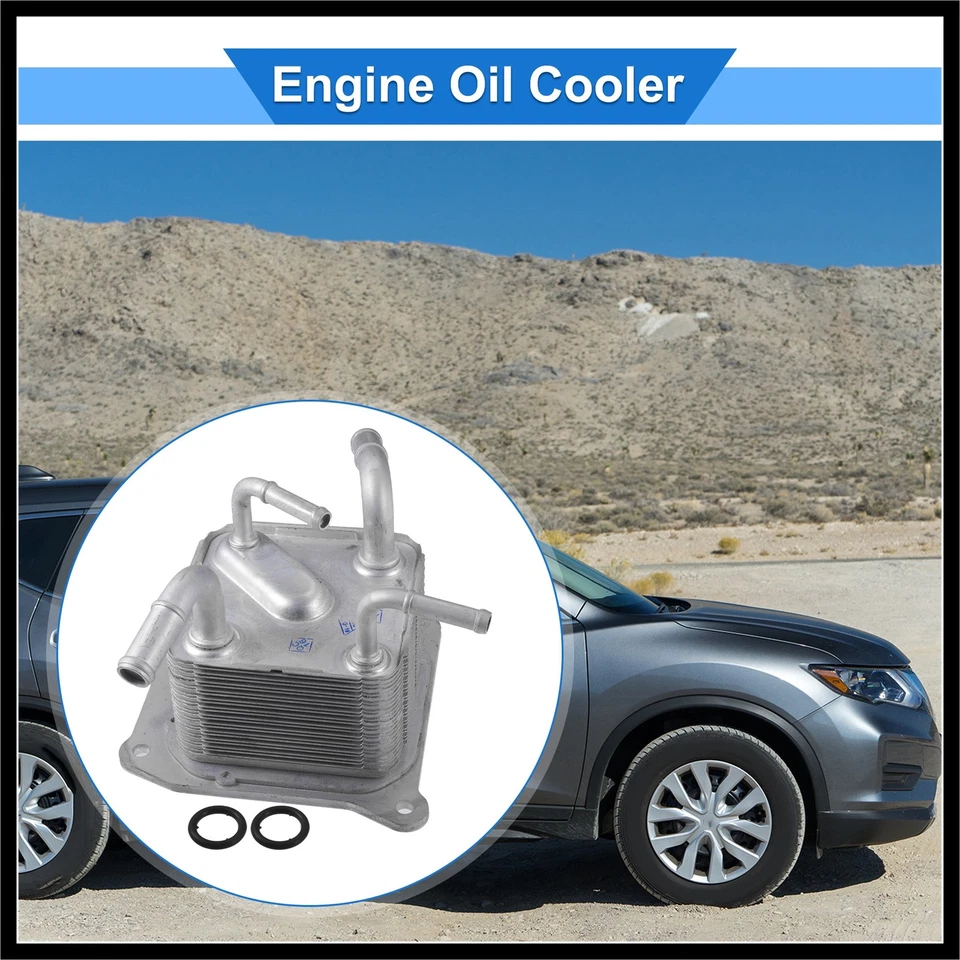 Enfriador de aceite de motor con sellos para enfriador de aceite Nissan Versa Note No.216063JX2C nuevo Foto 2 de 4