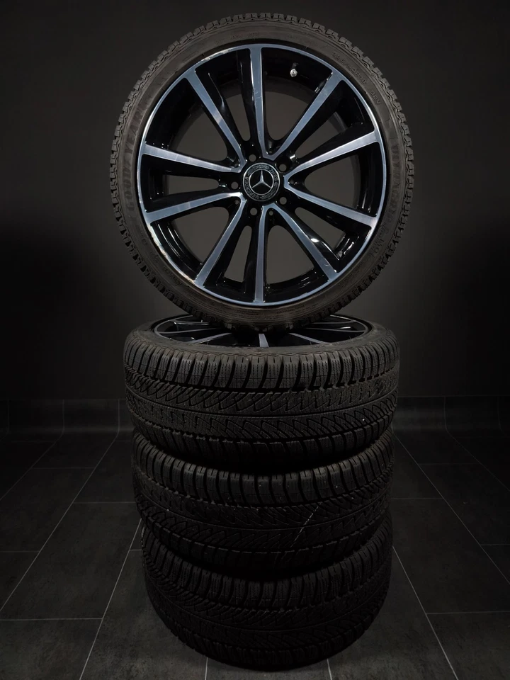 4 Winterräder 225/40R18 Mercedes A B CLA Klasse W176 W246 18 " Alufelgen - Bild 2 von 4