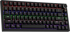 Newmen GM326 75% Percent Mechanical Keyboard,Wired Mini Backlit Hot Swappable Ga