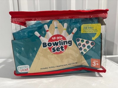Chuckle & Roar 10-Pin Kids Bowling Set   Indoor/Outdoor Toddler Game