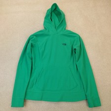 The North Face TKA 100 Corduroy Green Hoodie Pullover Sweatshirt Women's Large