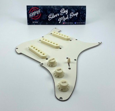 PRS Silver Sky Se Pickguard  Parchment & Parchment parts kit