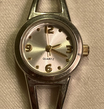 Women's Quartz Wristwatch Silver Tone Analog Arabic Numerals Bracelet Band