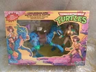 TMNT Cave Woman April with Radical Raptor Mint In Box Vintage 1994 Ninja Turtles