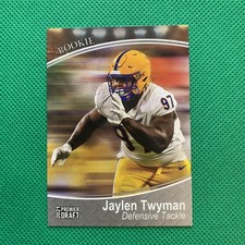 Jaylen Twyman Rookie #2 2021 SAGE Premier Draft Pittsburgh Panthers SILVER