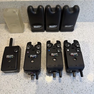 3 X DELKIM TXI PLUS & PRO RECEIVER CARP FISHING BITE ALARMS CARP TACKLE FISH 🐠