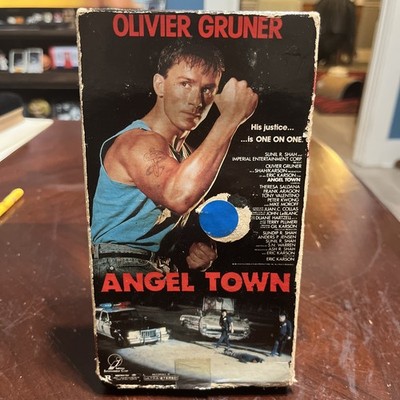 Angel Town VHS 1990 East LA Chicano Mexican Gang Martial Arts Cholos Los Angeles