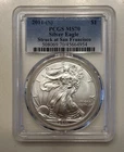 2011 American Eagle Struck at San Francisco Mint PCGS MS70