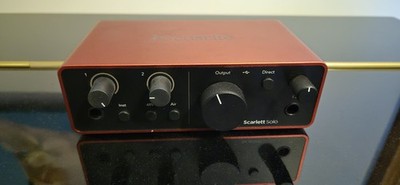 Focusrite Scarlett Solo USB Audio Interface 4. Gen