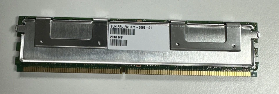 2GB Qimonda DDR2-667 PC2-5300F 2Rx4 ECC FB-DIMM Server-RAM HYS72T256420HFN-3S-B - Bild 2 von 2