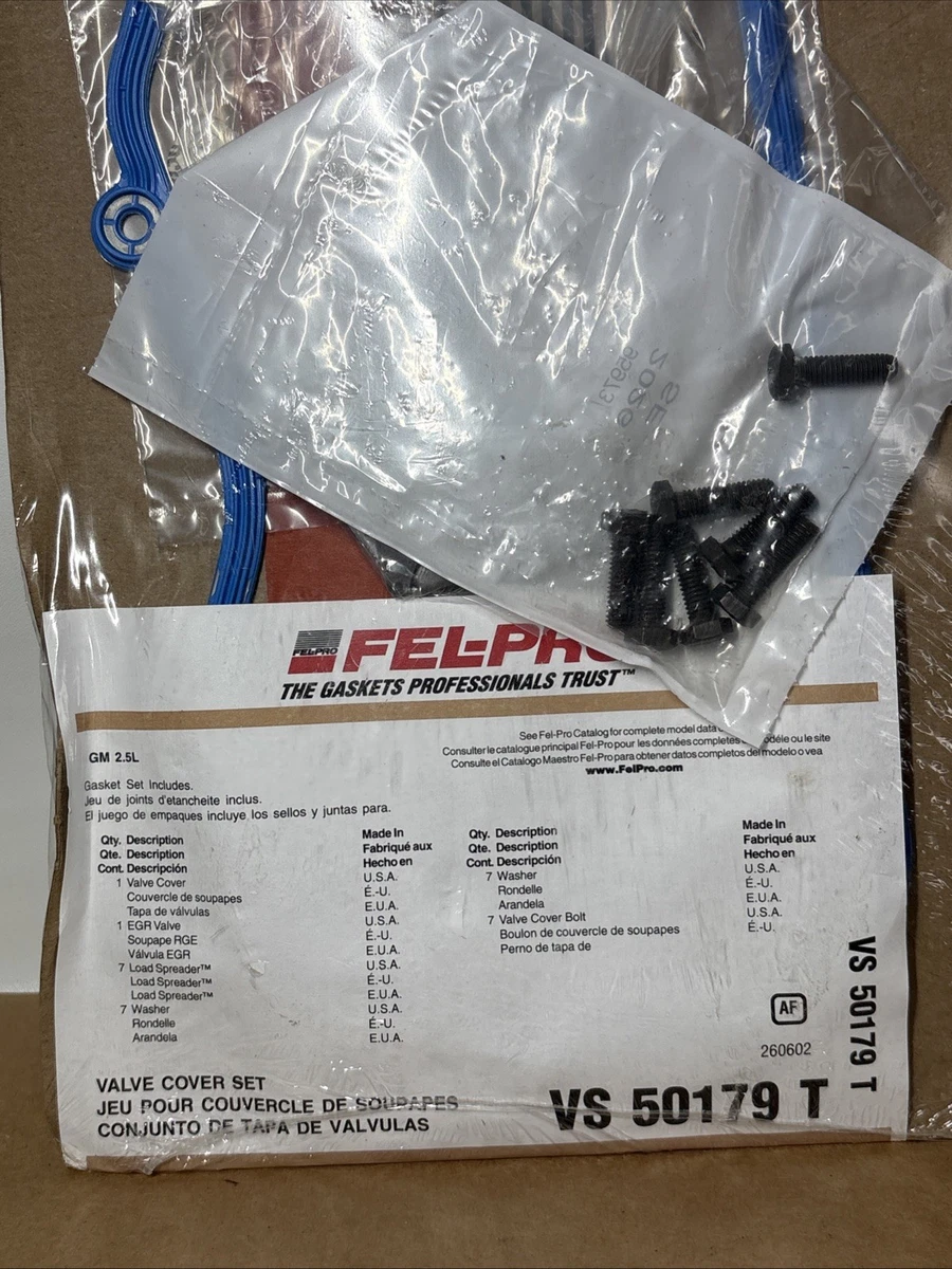 Valve Cover Gasket Set Fel-Pro VS 50179 T (GM2.5L) photo 2
