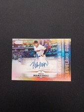 2025 Topps Stadium Club Kyle Manzardo 4/25 ON CARD AUTO