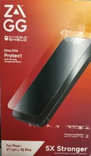 ZAGG Apple iPhone 15 Pro Glass Elite Screen Protector: Scratch-Resistant