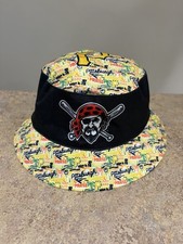 Pittsburgh Pirates Hawaiian Bucco Luau Weekend Bucket Hat SGA 2025