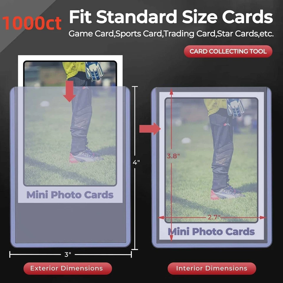 Cargador superior Ultra PRO para Pokémon estándar 35pt comercio deportes 100/200/500/1000CT Foto 4 de 4